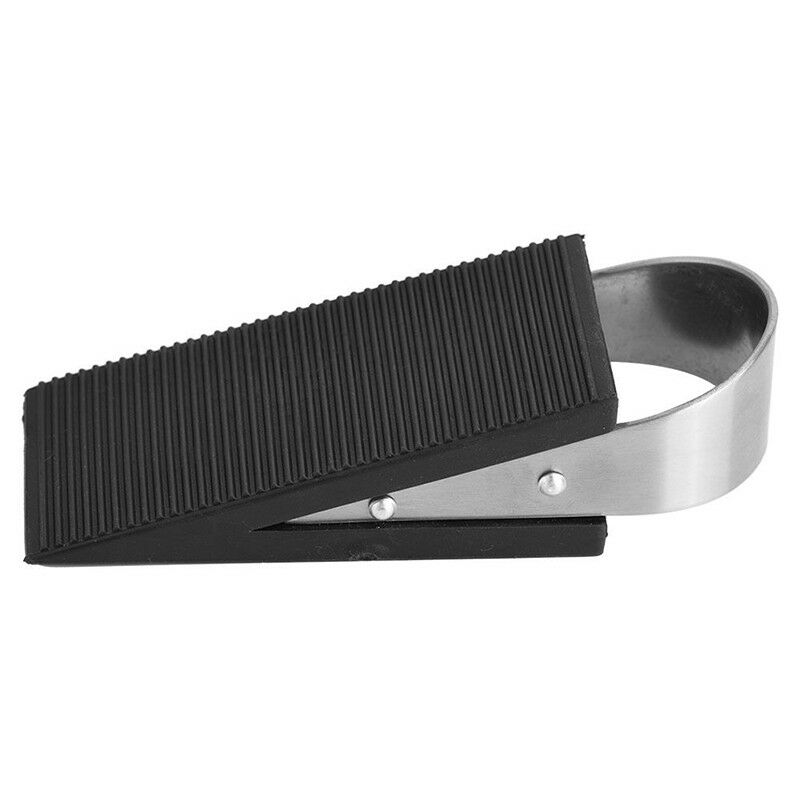 New Rubber Stainless Steel Doorstops Door Stopper Door Wedge Home Office