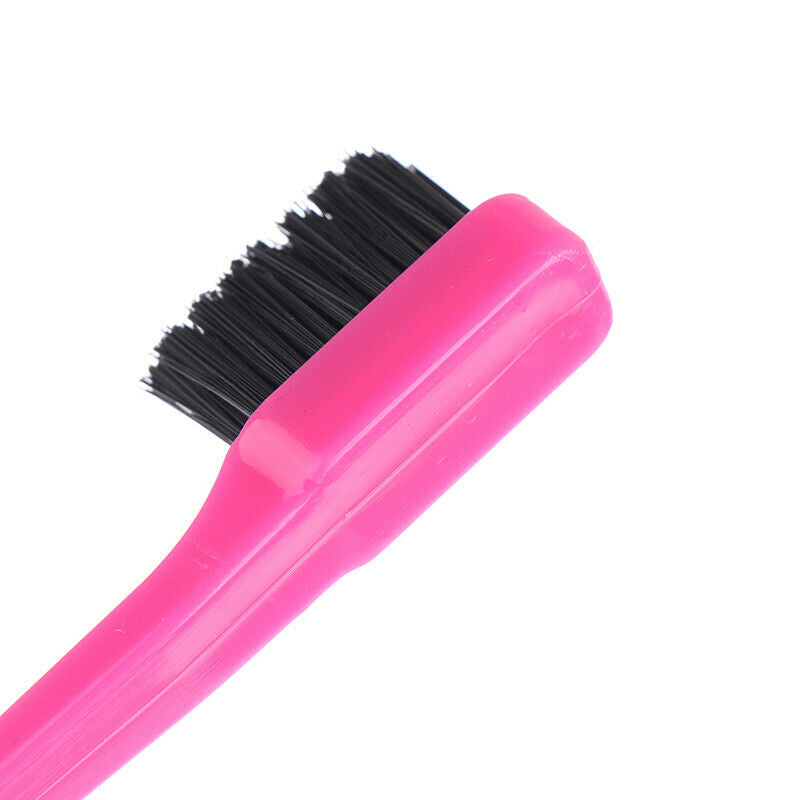 Women Girl Double Side Edge Control Hair Comb Hair Styling Hair Brush ran.l8