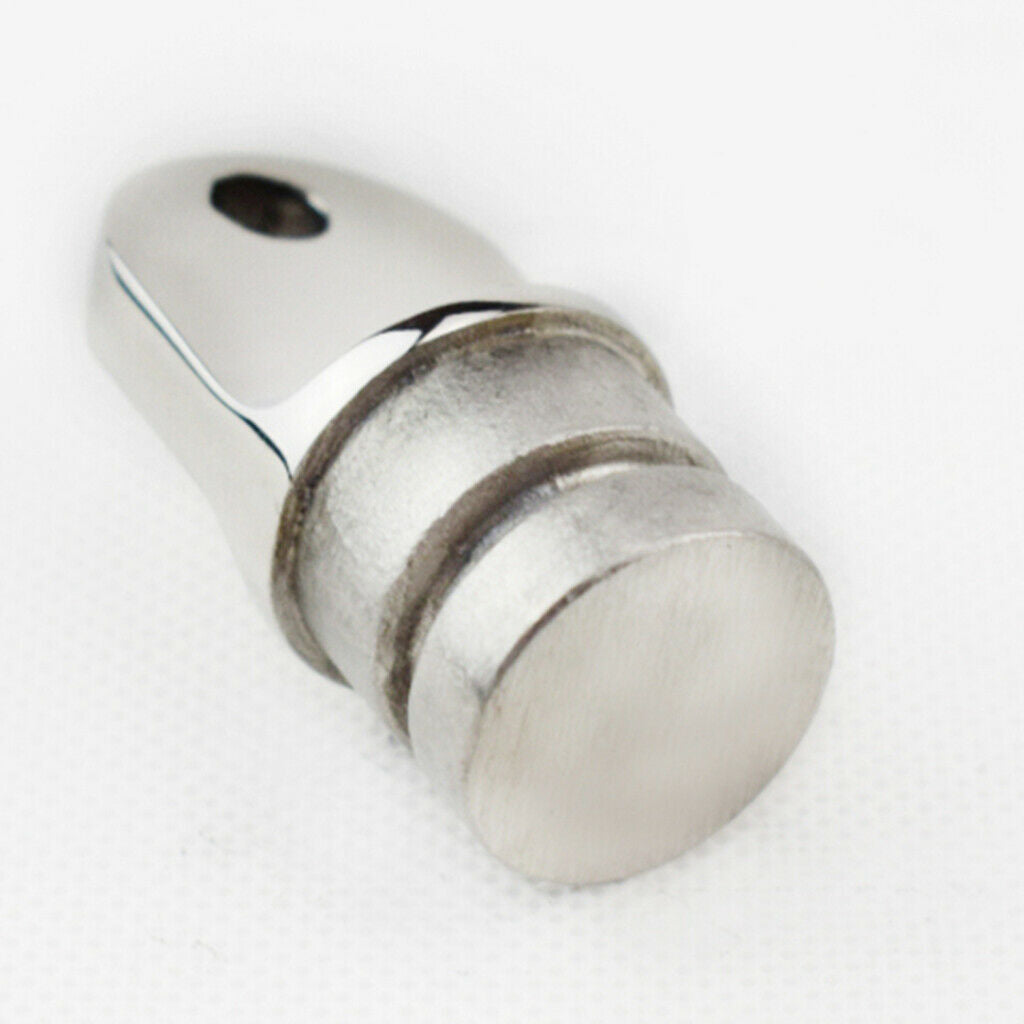316 Marine-Grade Stainless Steel Inside Eye End for Bimini Top 1 inch Round Tube
