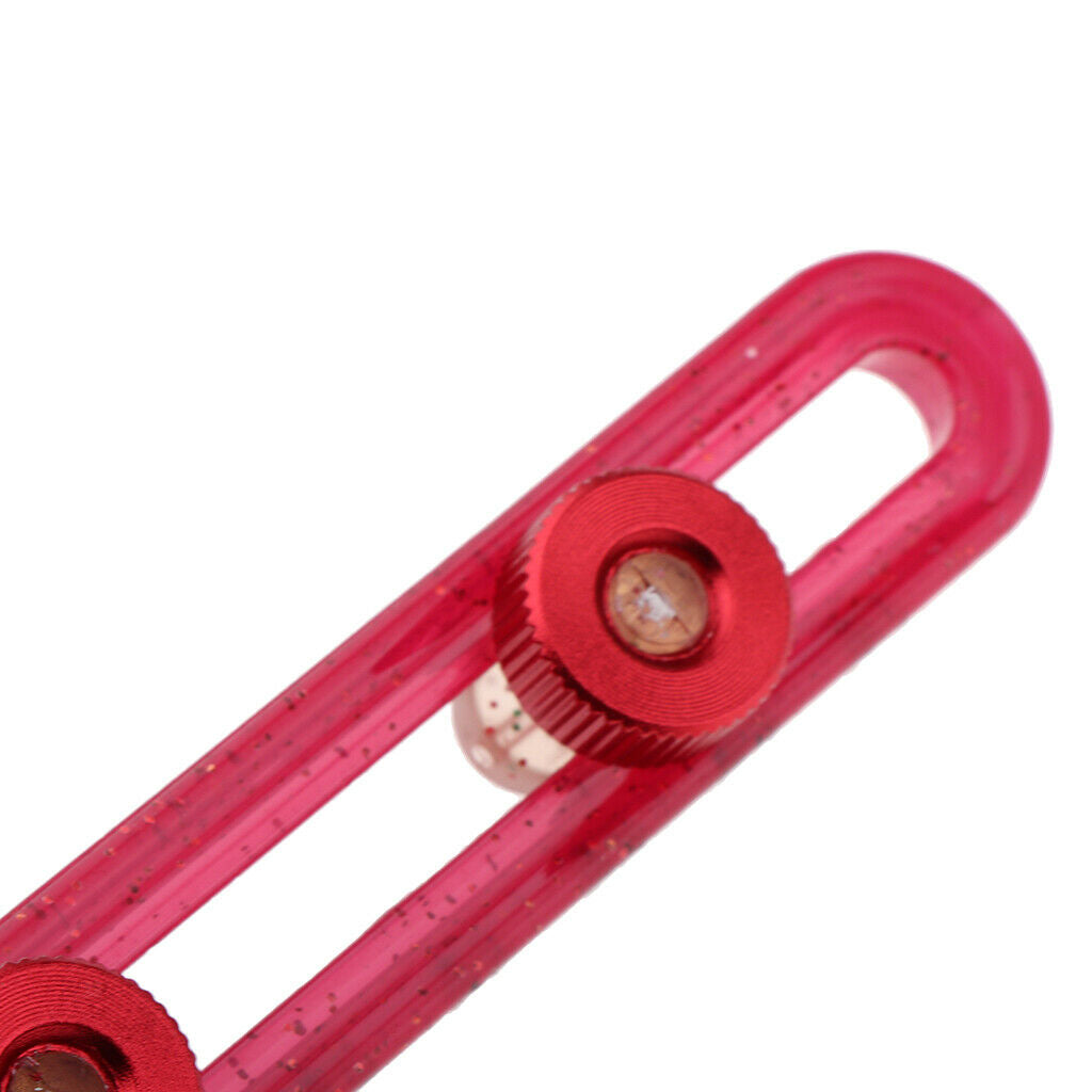 Fishing Knot Tying Tool Hooks Distance Ruler Sub-Line Positioning Gear Red