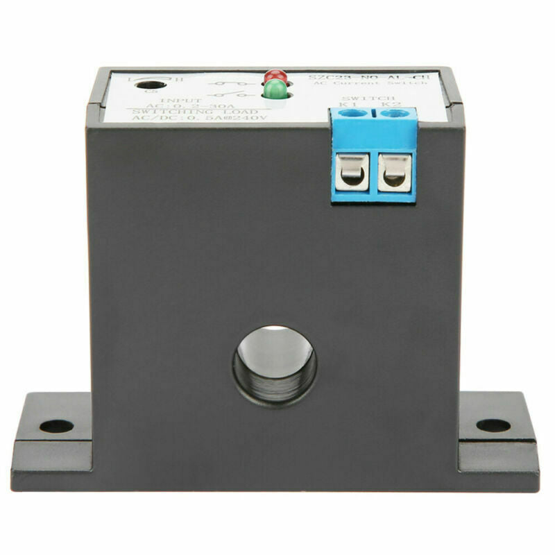Adjustable Normally Open Current Sensing Switch AC 0.2-30A SZC23-NO-AL-CH IP30