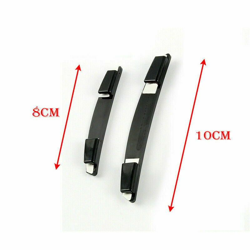 4Pcs Black Car Door Edge Anti-collision Protector Guard Scratch Strip Universal