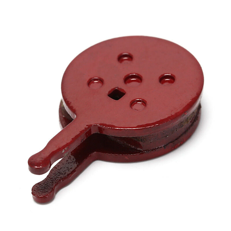 1 Pair Mountain Bike Bicycle Semi-Metallic Red Brake Pads for BB5 Nic.l8
