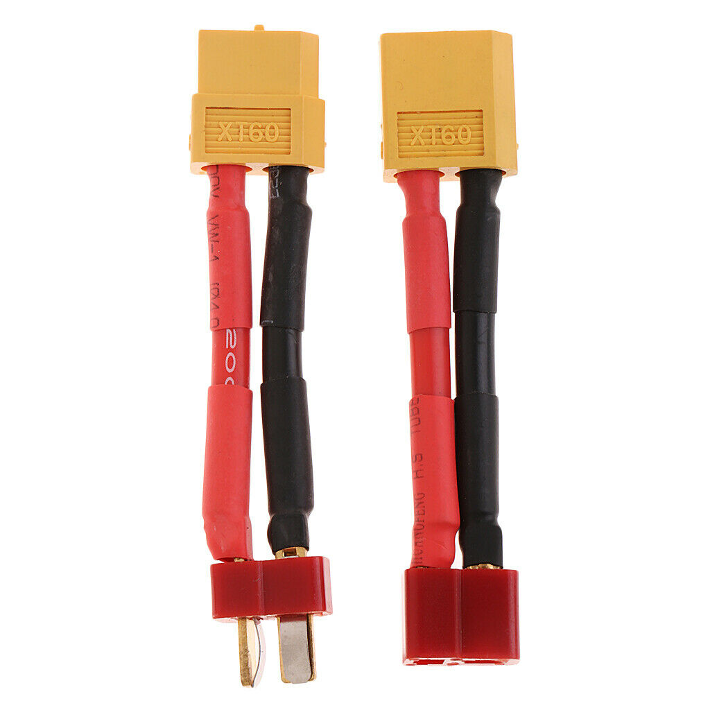2 Pieces Male Male Female To XT60 Male Adapter Cable 14awg