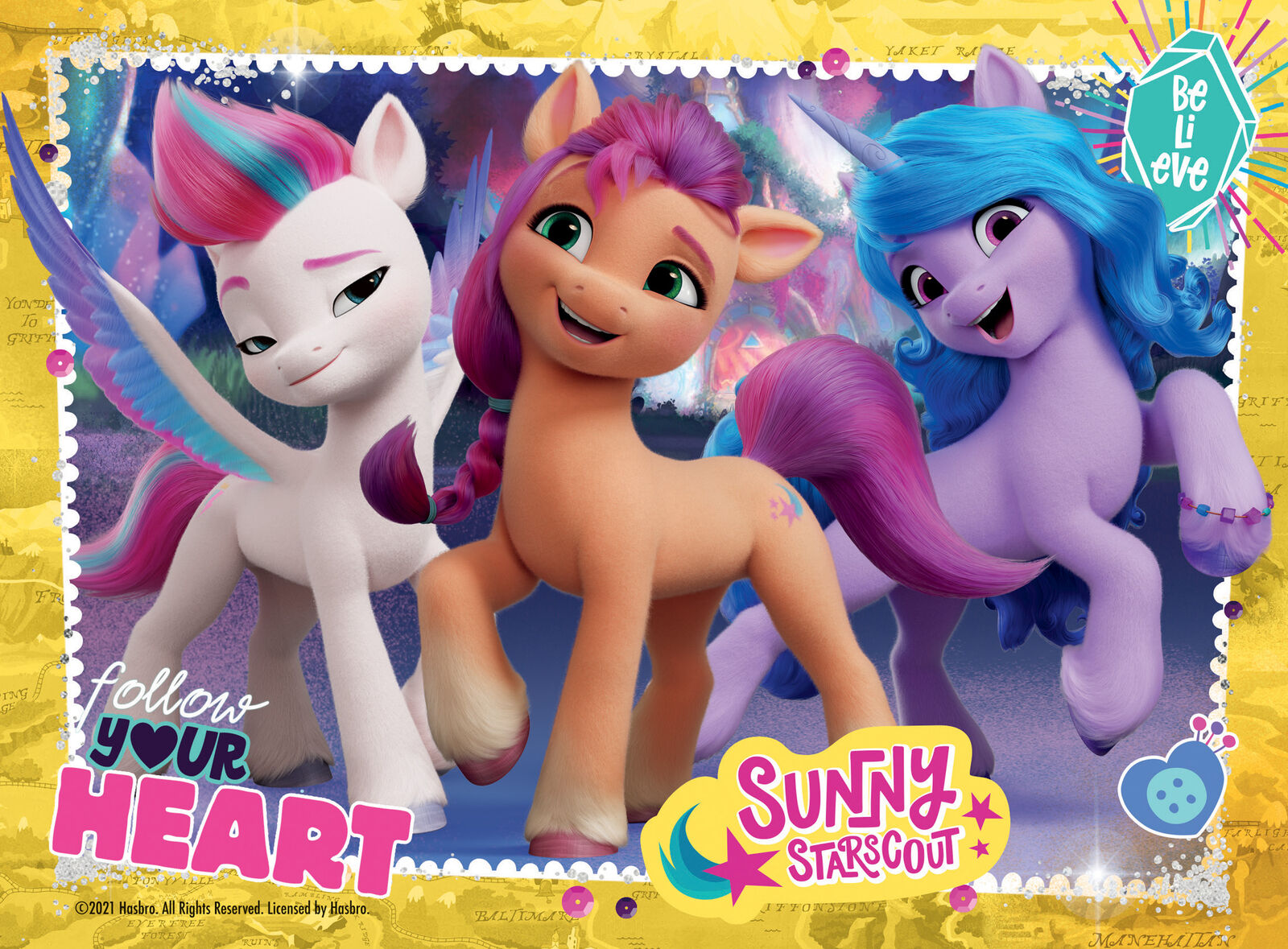 3121 Ravensburger My Little Pony The Movie 2 - Jigsaw Puzzle 4 in a Box Age 3yr+