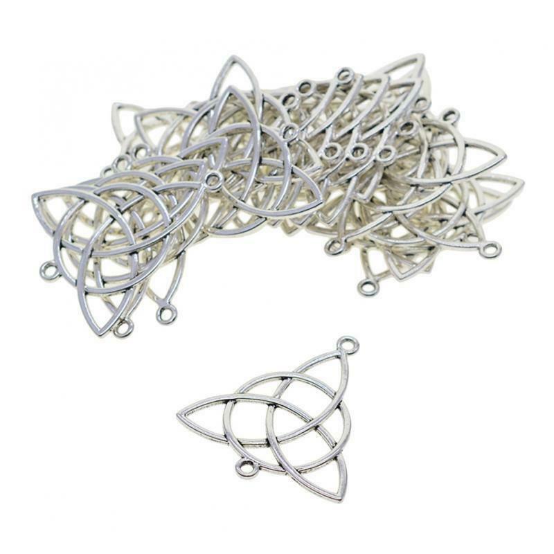 20x Viking Celtic Knot Bracelet Charm Pendant for DIY Jewelry Findings Craft