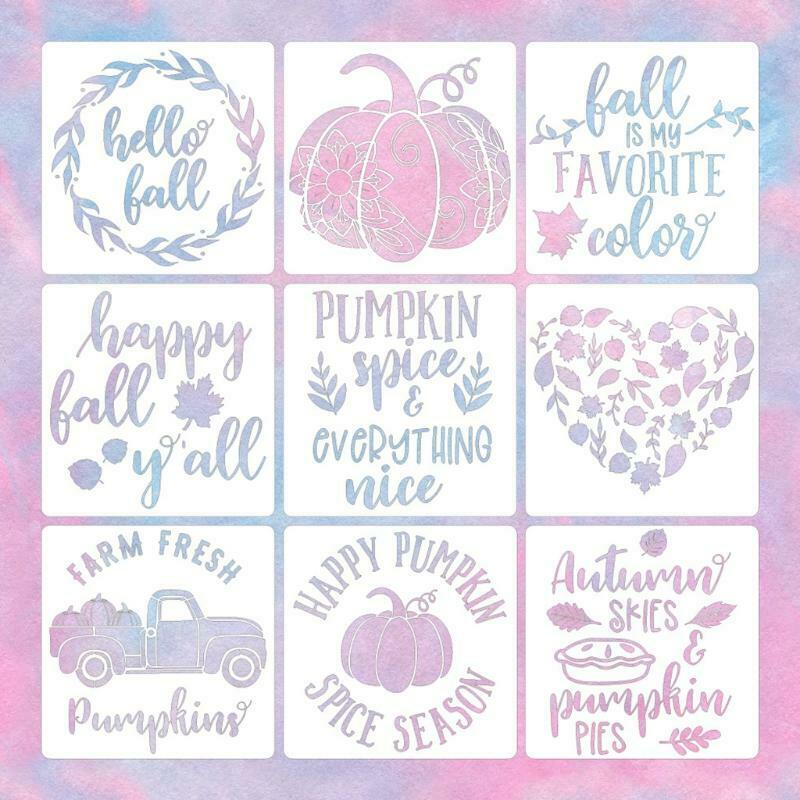Autumn Theme Painting Stencils for Farmhouse Meticulous Craftsmanship Stencils