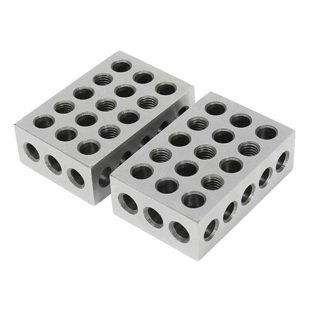 Ultra Precision 1-2-3 123 Blocks 23 Holes 0.0001" Milling Machinist 123 Jig