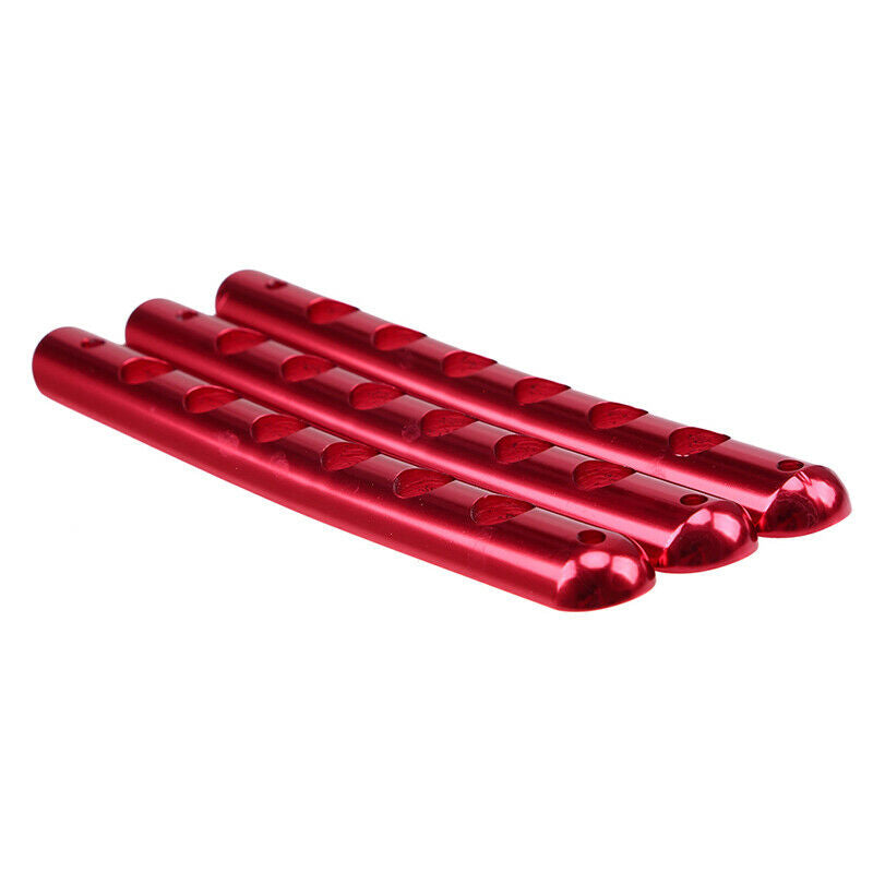 3Pcs Red Aluminum Door Grab Handle Cover Trim Fit Jeep Wrangler JK 2007-2018