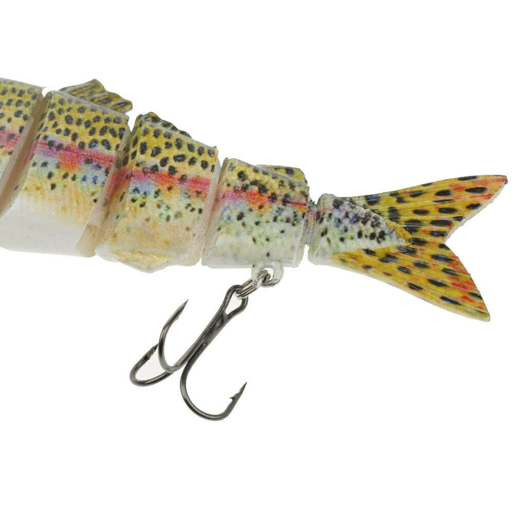 Multi Jointed Fishing Lures Fish Bait Swimbait Crank Fishing Tackle Hook -C