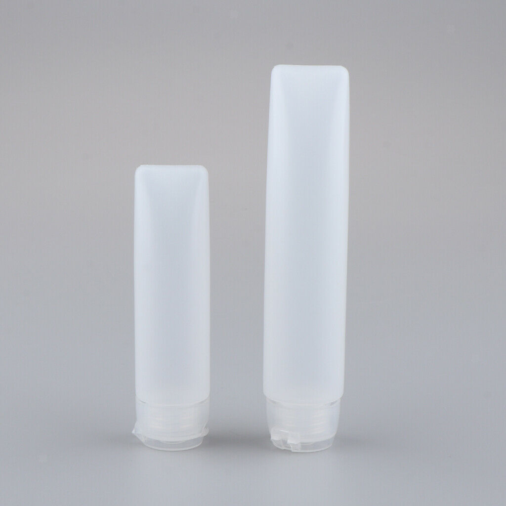 Lotion Bottles, Empty Squeeze Bottle,10 pcs Empty Refillable Travel Plastic Flip