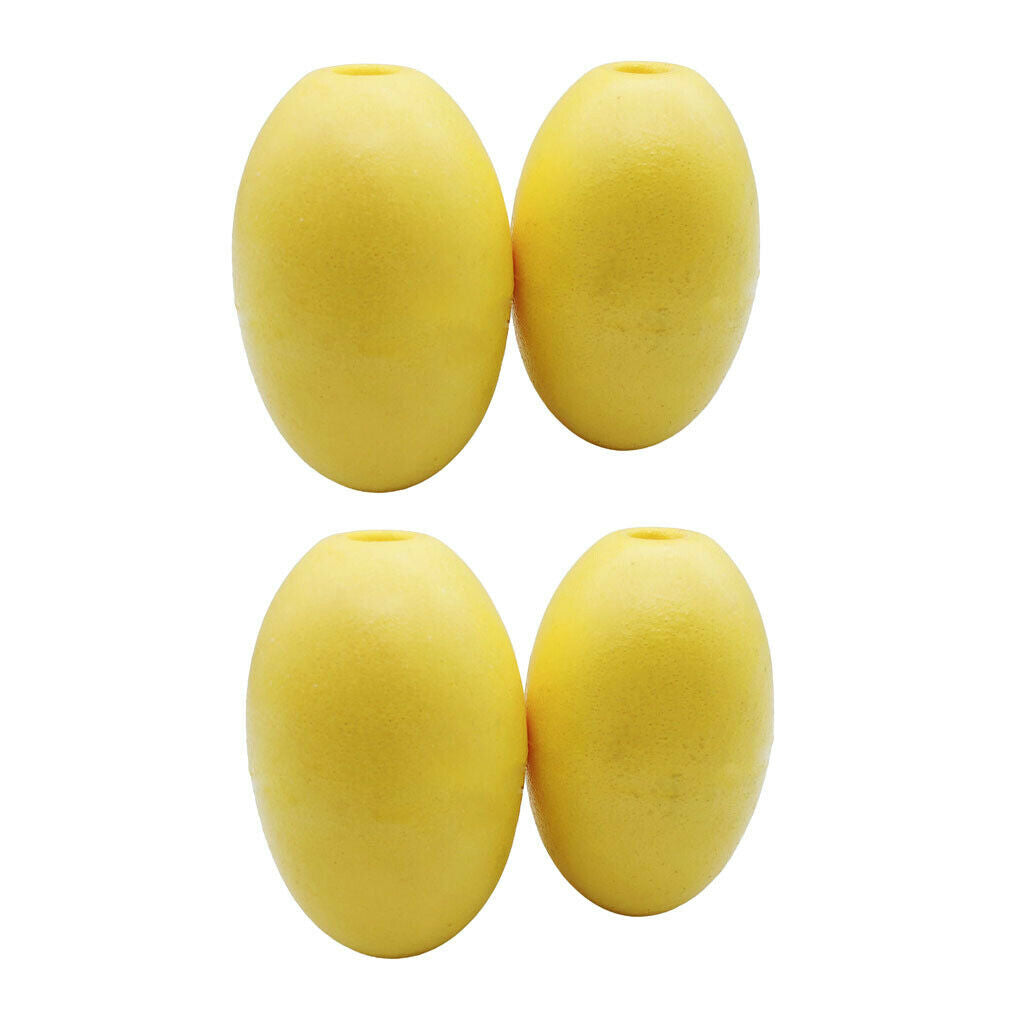 4Pcs PVC Floatable Kayak Anchor Float Rope Buoy Buoyant Accessories Dia. 1cm