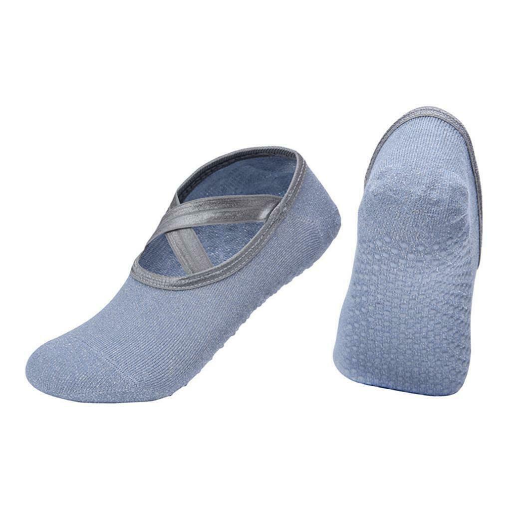 Anti-Slip Soft Women Yoga Socks Pilates Ballet Girls Sock Fitness Black