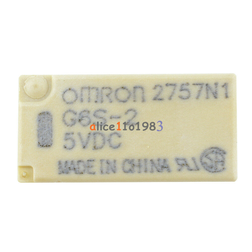 10PCS 5V Relay G6S-2-5VDC 250VAC/DC220V 2A 8PIN for Omron Relay