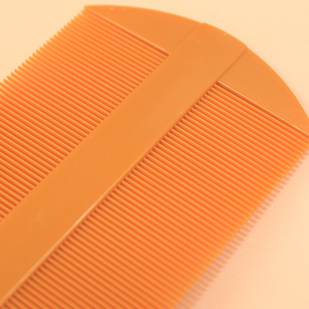 2X Double Sided Nit Fine Tooth Head Lice Hair Combs for Kids Pet Flea Plas.l8