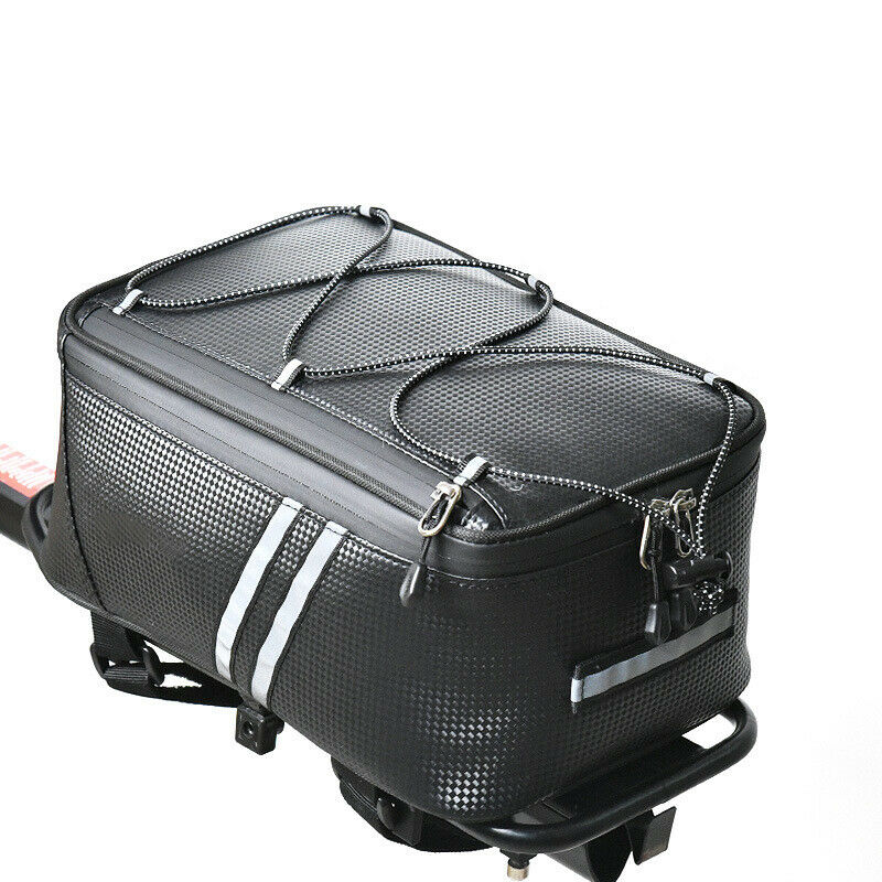 Scooter Bicycle Rear Seat Storage Bag Motorcycle Pannier Rack Handbag Waterproof