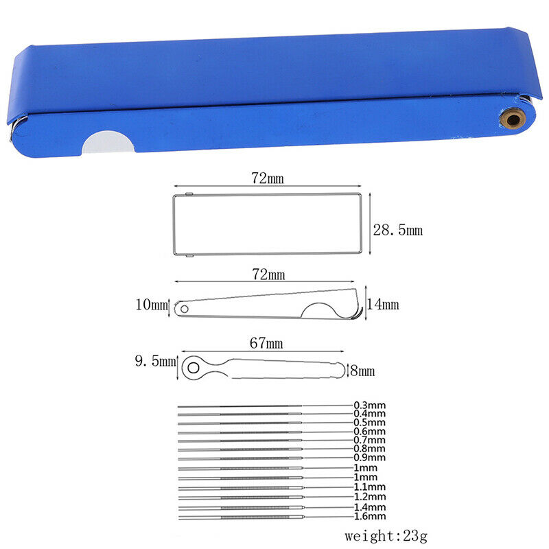 Guitar Nut Bridge File Set Luthiers Tool Box for Guitar Mandolin Bass StringSADD