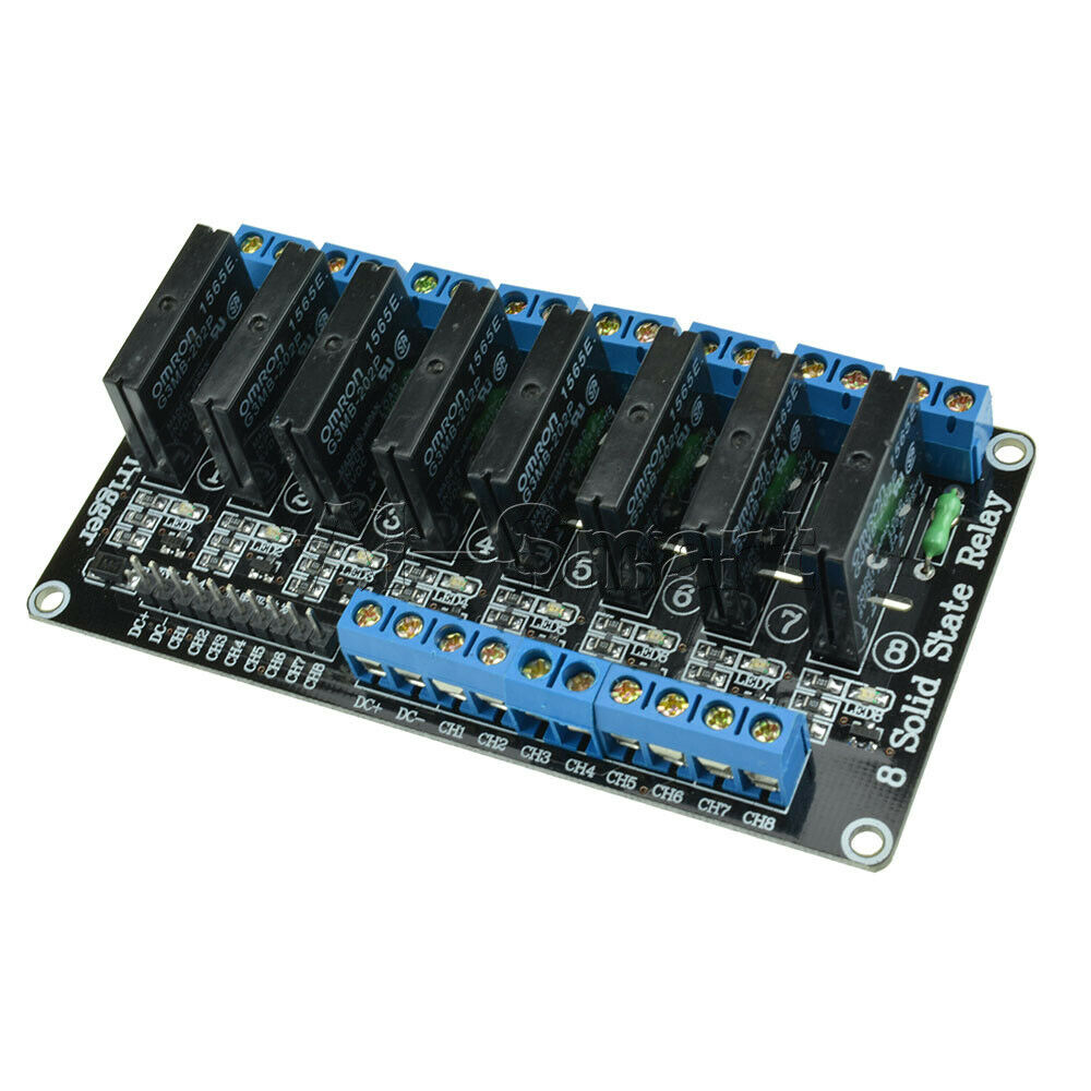 8 Channels Low Level Trigger Arduino Solid State Relay Module 250V 2A