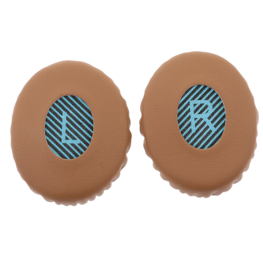 Premium Leather And Soft Foam Headphones Ear Pads Over Ear Headsets Breathable