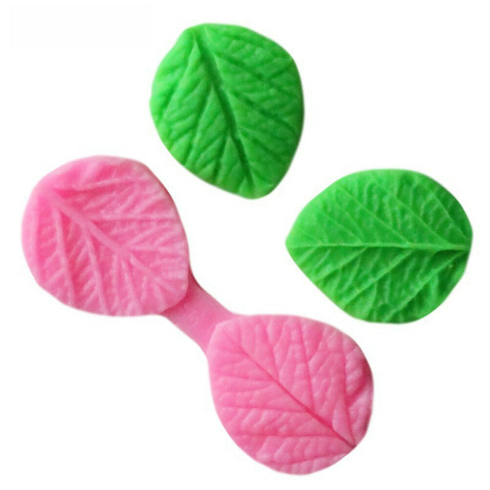 Flower leaves Petal Silicone Fondant Cake Chocolate Decor Baking Mold Too.l8