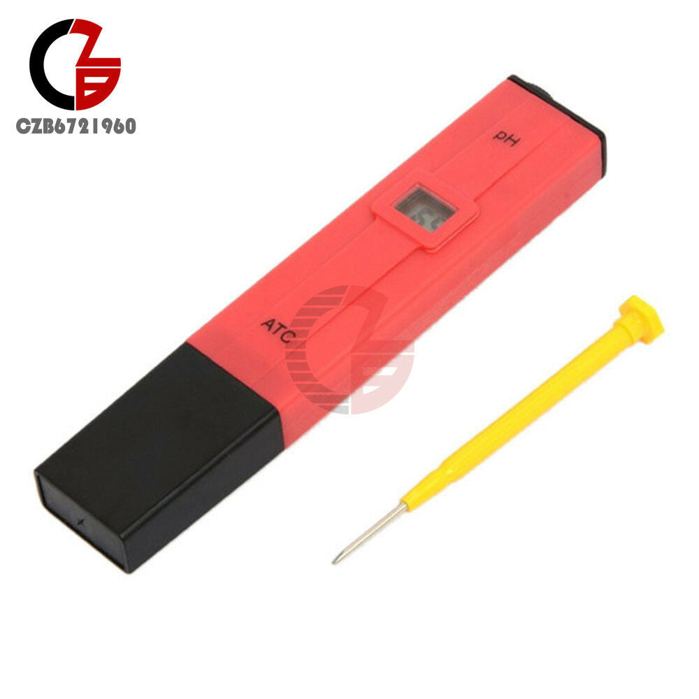 Digital Electric PH Meter Tester Hydroponics Pen Aquarium Pool Water PH Test
