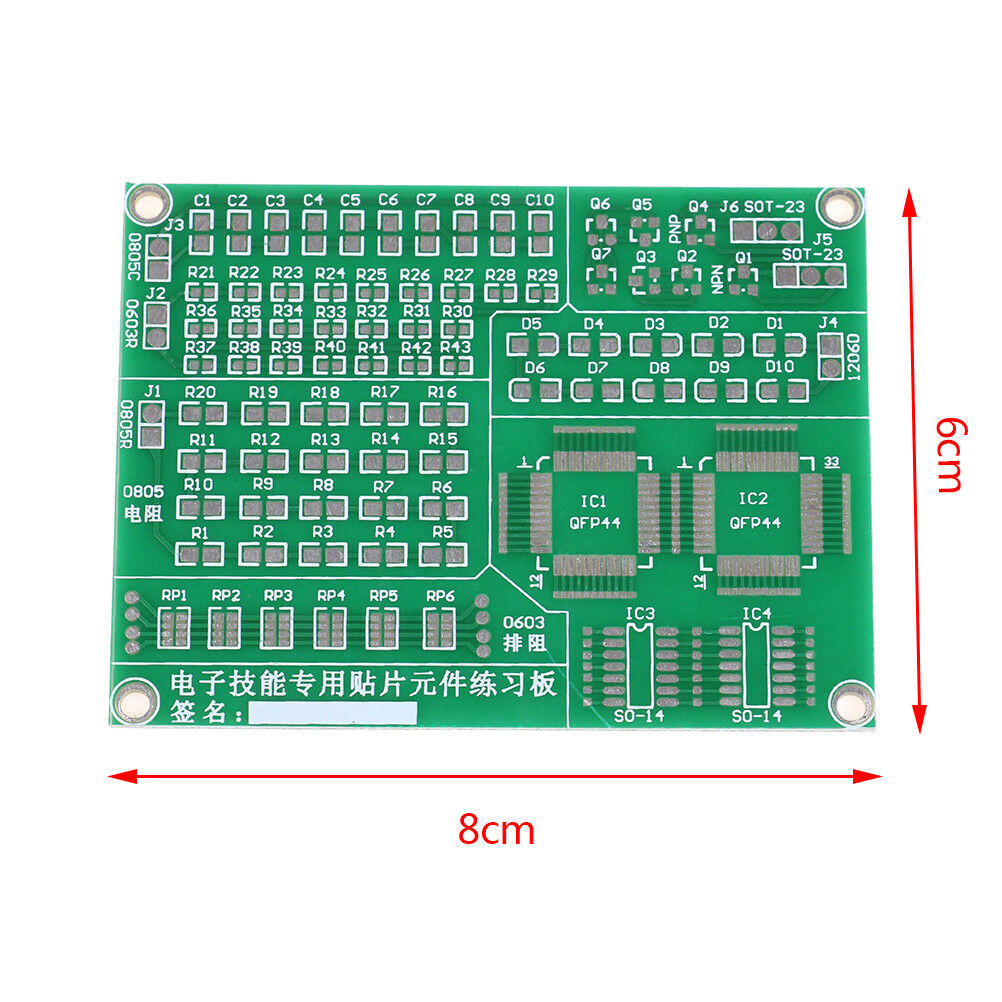 Practice PCB Board Soldering Skill Training Beginner DIY Kit Electronic Kit8 SJ