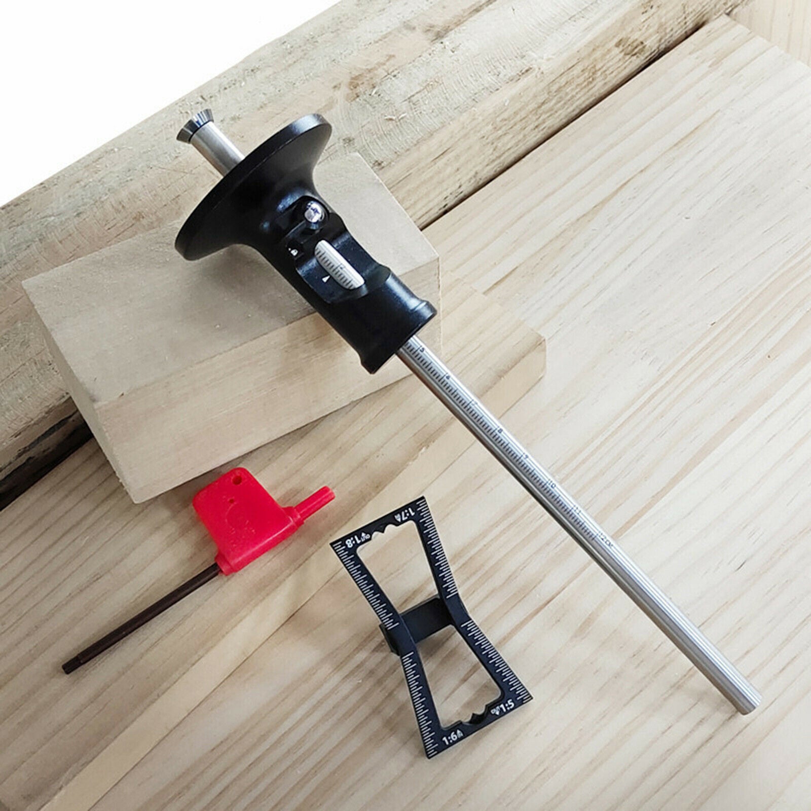 Multifunctional Wheel Marking Gauge Cutter Metric Ruler & Dovetail Jig