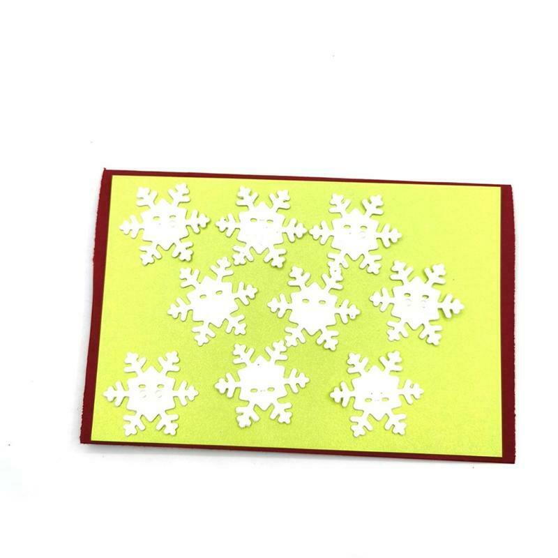 Small Emotional Snowflake Cutting Dies Christmas Aesthetic Embellishments DIY