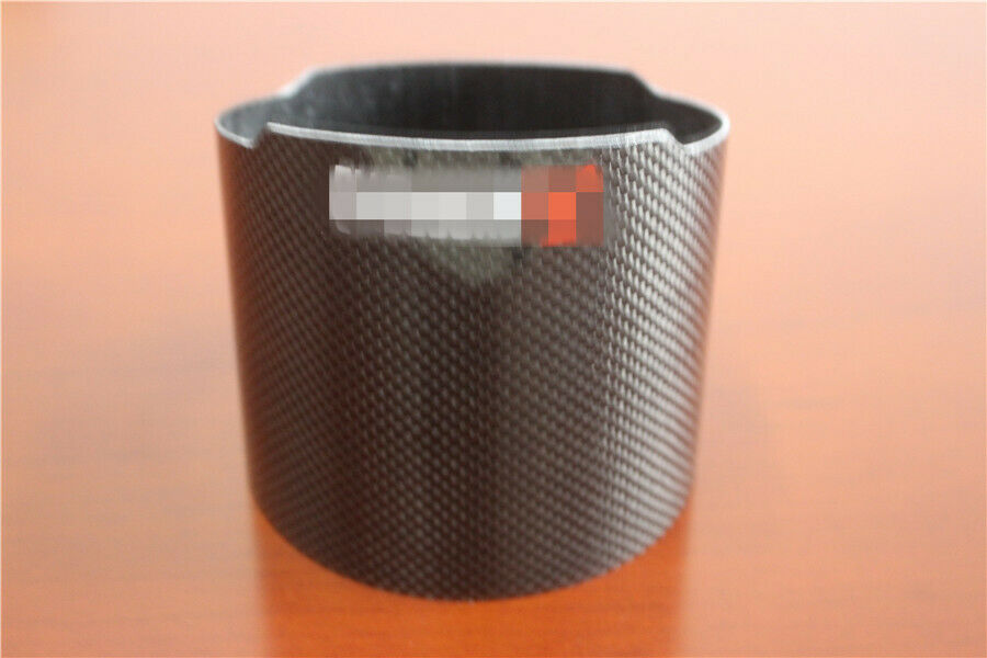 4.5 inch 114mm Carbon Fiber Exhaust Pipe Cover Muffler End Tip Shell For Car SUV