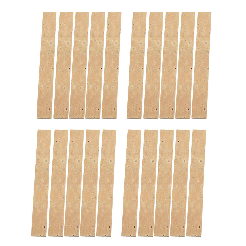 20pcs Natural Clarinet Neck Cork Sheet 4mm Clarinet Joint Cork Clarinet Neck