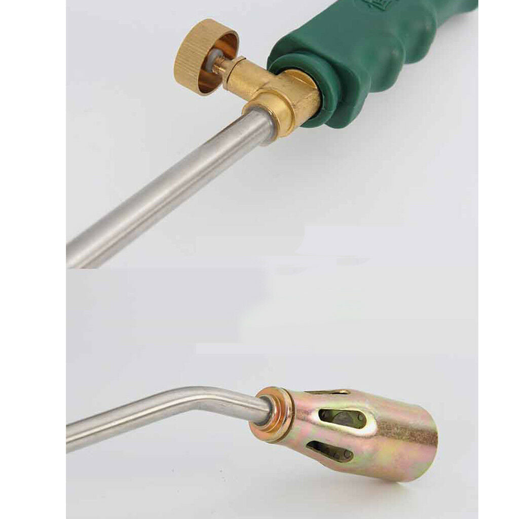 35mm 1-Switch Blowtorch Gas Blow Welding Torch Threaded Nozzle 1.2m Tube Gun