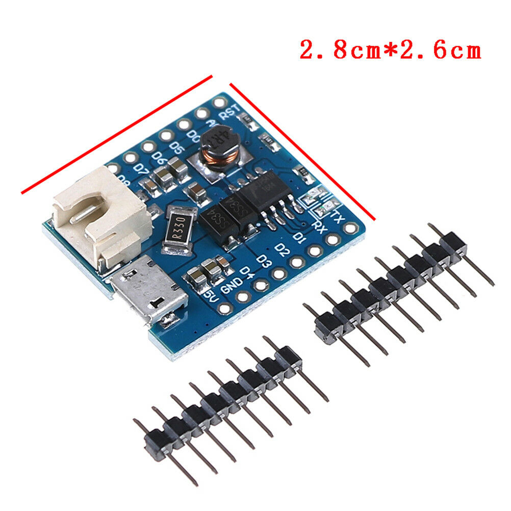 WeMos D1 mini Single Lithium Battery Charging Board D1 Lithium Battery Boost US