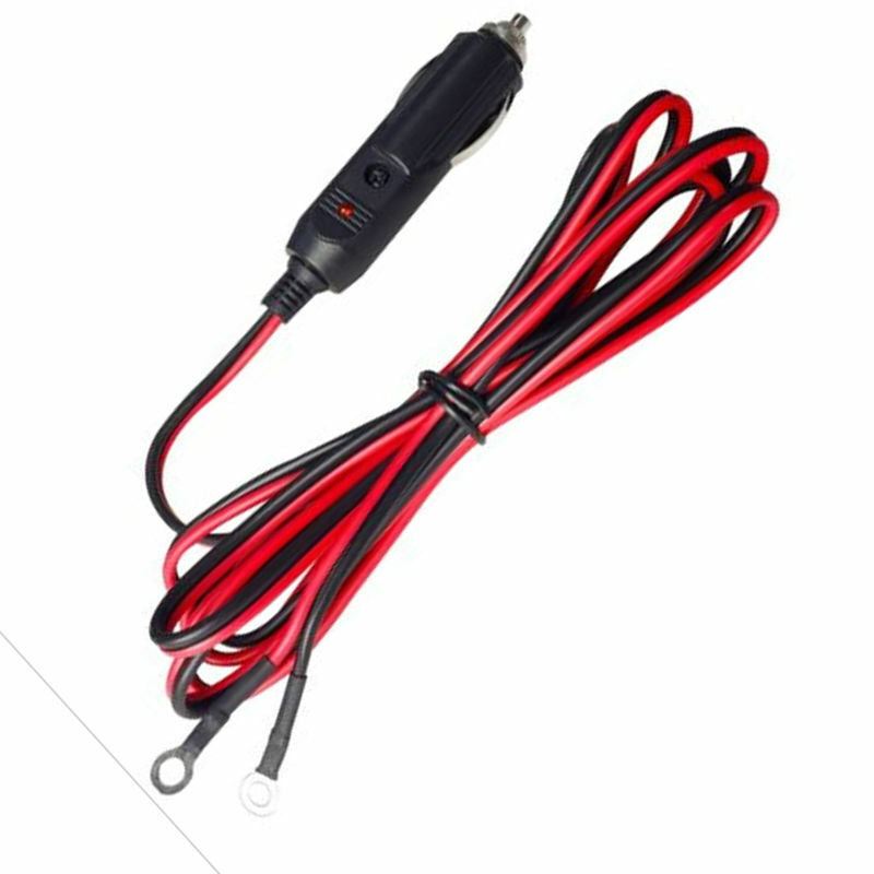 Cars 15 A Male Plug Cigarette Lighter Adapter Power Supply Cord With Cable Wire