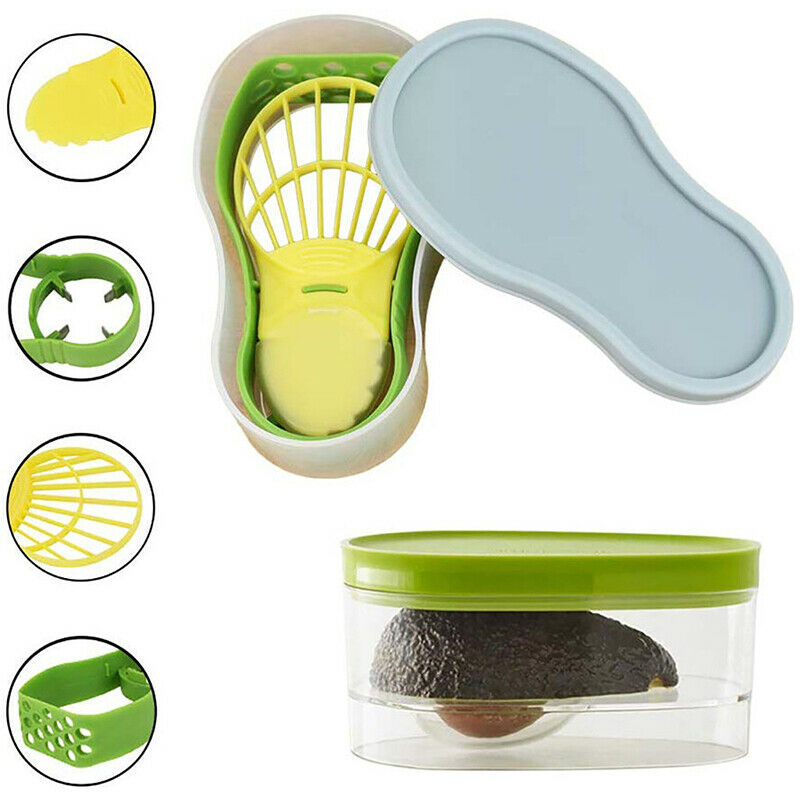 5-In-1 Avocado Slicer Set Fruit Cutter Peeler Core Remover Multifunctional T_DD