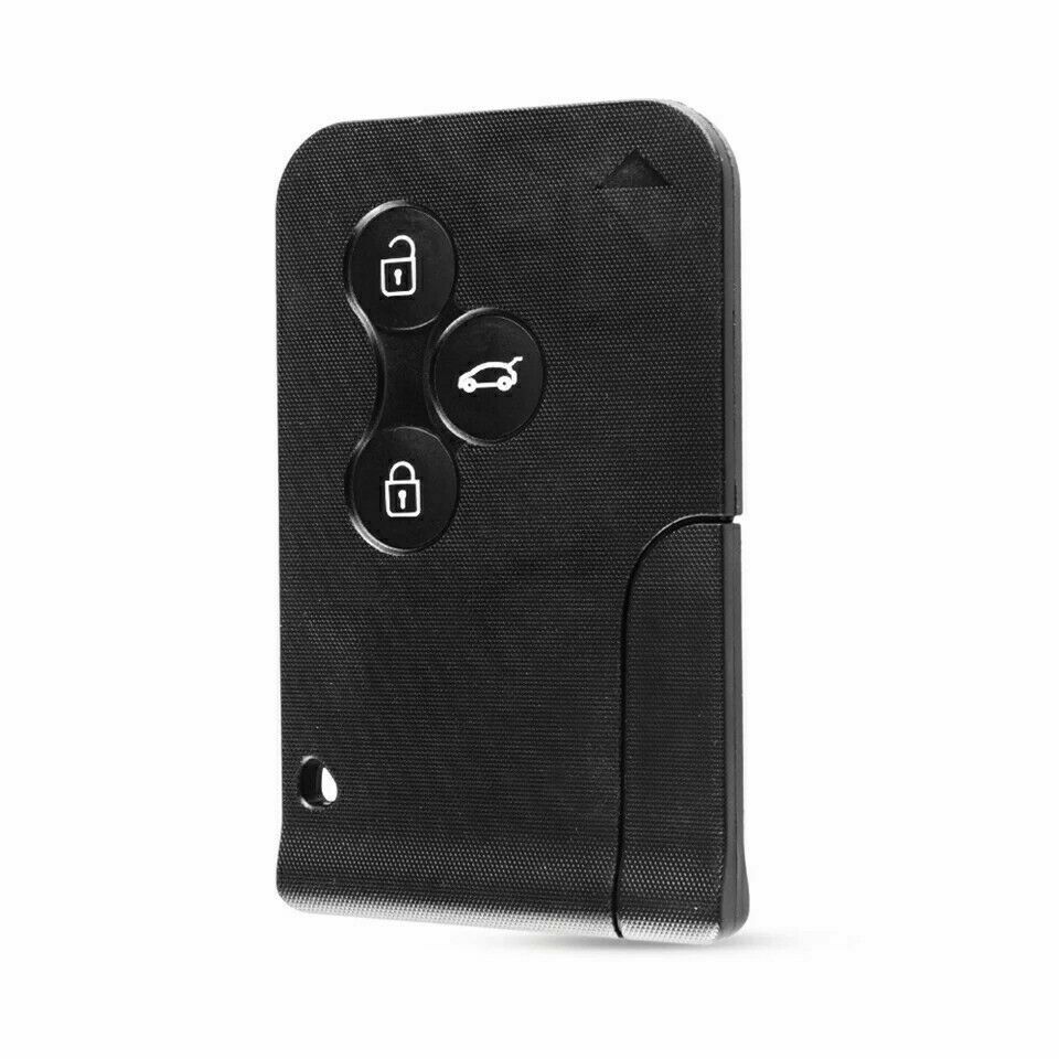 For Renault Megane/Scenic 2003-2008 Black Car Remote Card Smart Key Shell Case