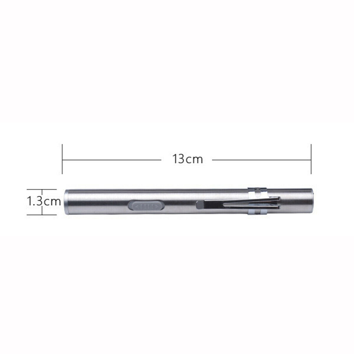 5X Waterproof Pocket LED Flashlight Rechargeable Torch Mini Penlight Lamp light