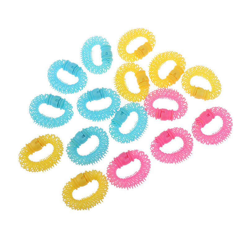 16Pcs Magic Hair Curler Spiral Curls Roller Donuts Curl Hair Styling Tool.l8