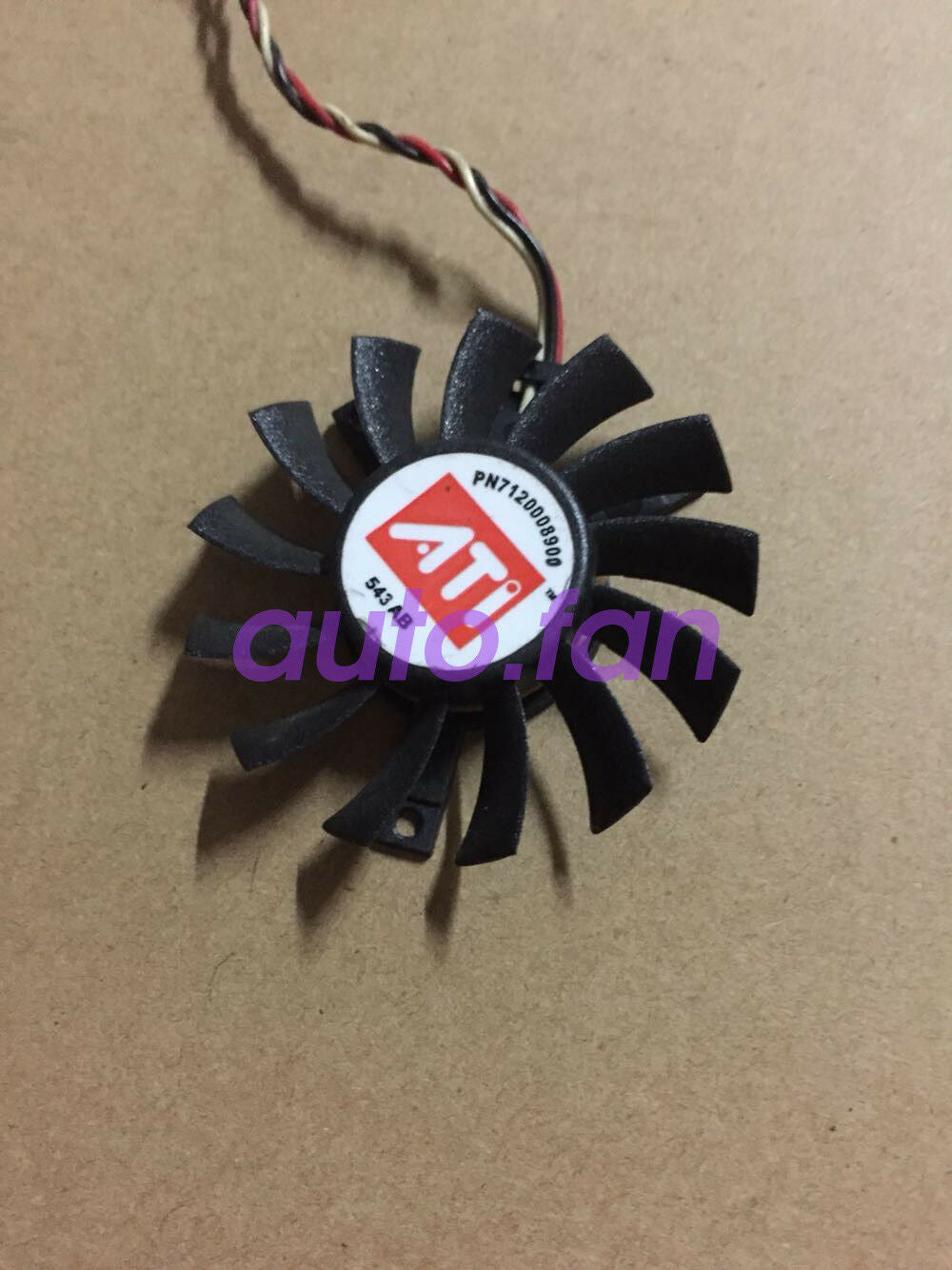 New for AD0512MX-RB6 35x35x27mm12V 0.10A 3-wire graphics card cooling fan