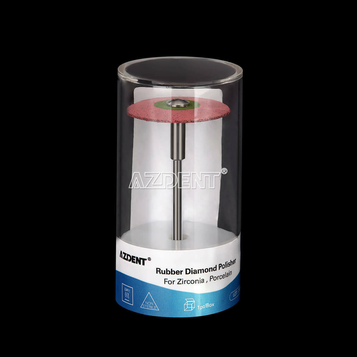 5xDental Rubber Diamond Polisher for Zirconia Porcelain Super Coarse AZ