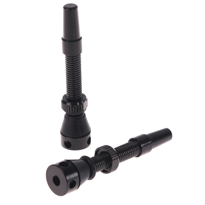 1 Pair 40mm Tubeless Air Valve for Road Bike Tubeless Valve Stem Bicy FG