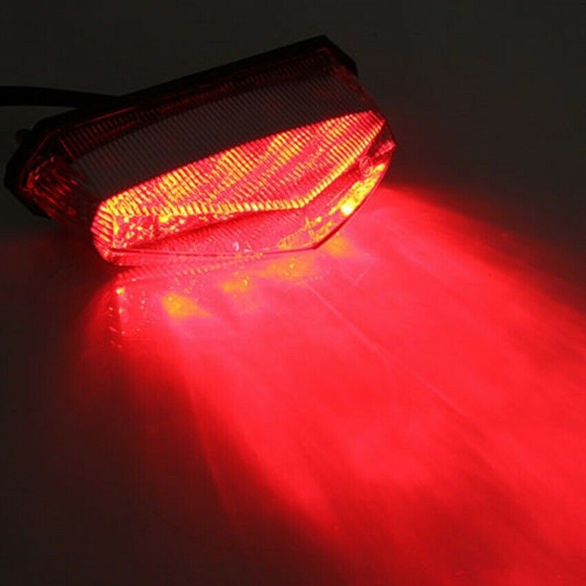 Universal 12V RED 10LED Motorcycle ATV Dirt Bike Brake Stop Running Tail Light
