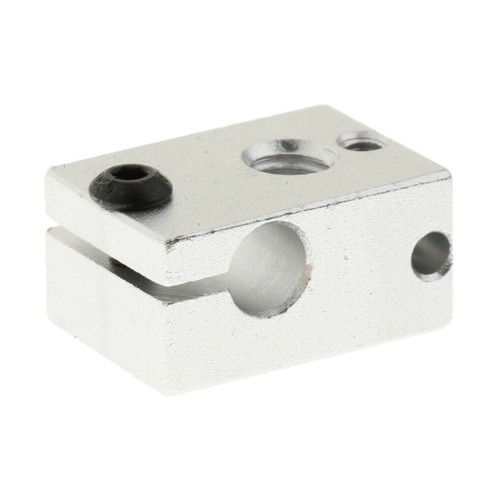 Aluminum  Heating Block V6 for Extruder Mk7 Mk8 M6 And M3 (heat Pipe And
