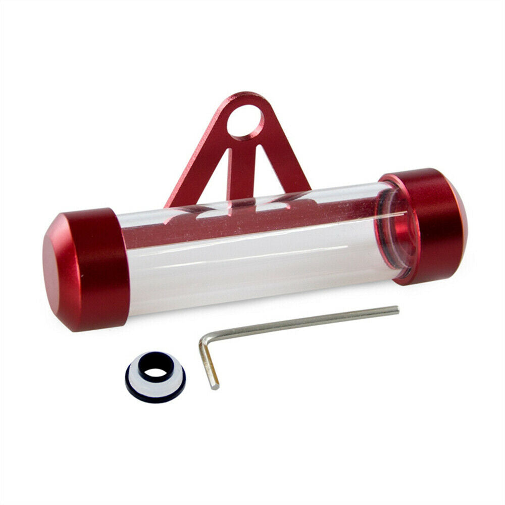 Universal Motorcycle Secure Tax Disc Tube Cylindrical Holder Frame Waterproof
