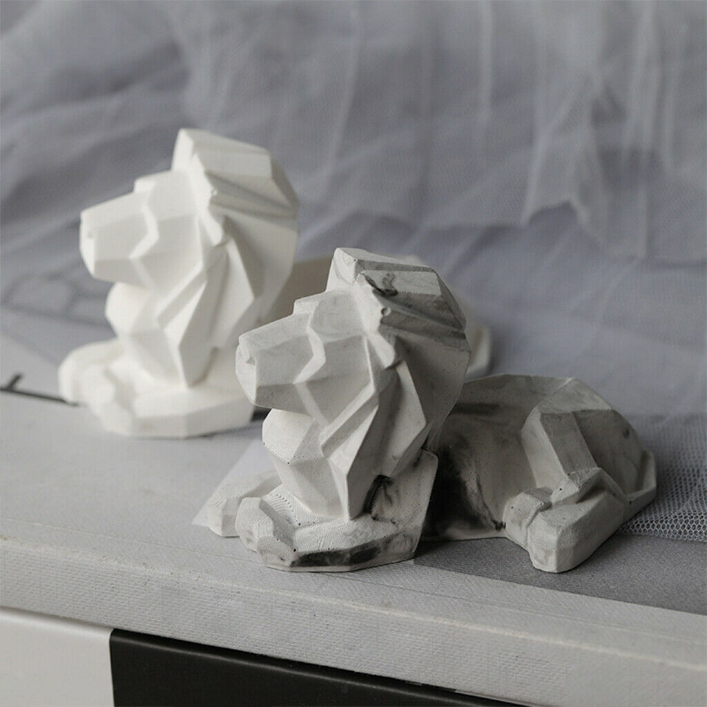 Candle molds Geometric shape plaster candle molding silicone mold for home