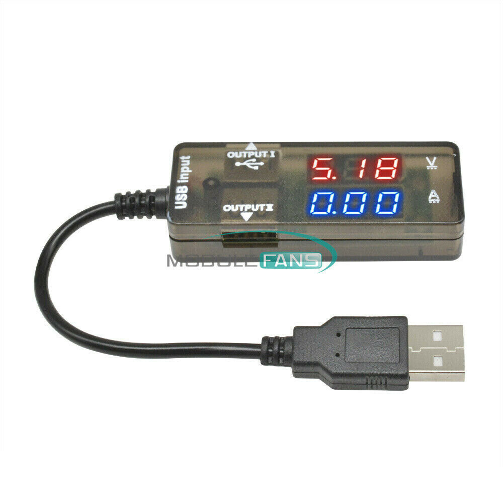Digital LED USB Charger Doctor Voltage Current Meter Tester Power Detector Cable
