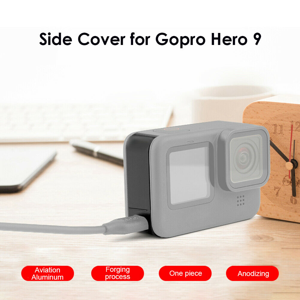 Plastic Battery Side Cover for GoPro Hero 9 Removable Cell Pack Lid Door @