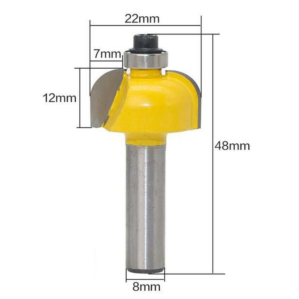 5/16 Inch Shank Tungsten Carbide Router Bit Set Woodworking (12 PCS) with Wooden