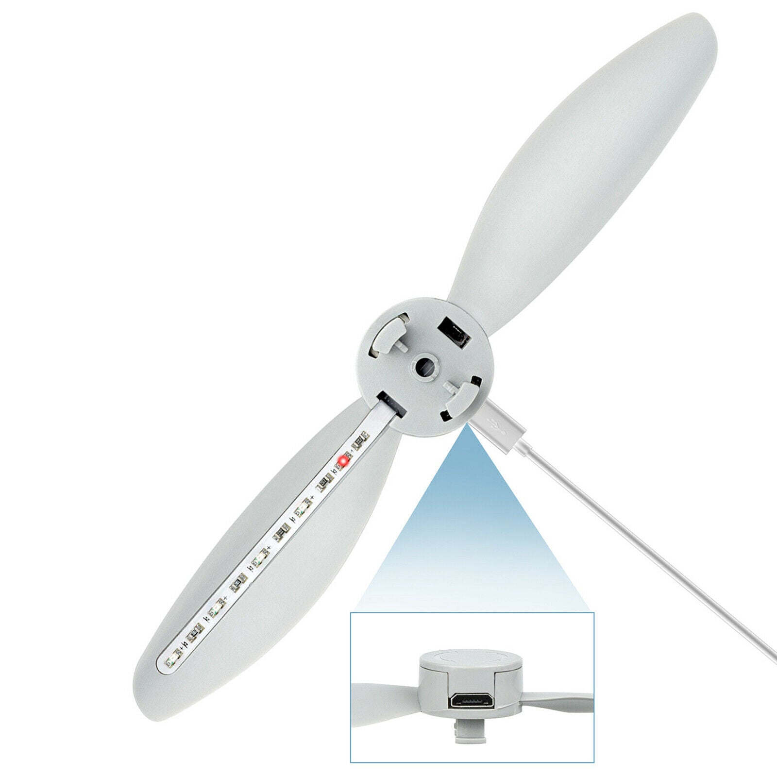 RC Rechargable Propeller Lightweight Quick Release for DJI Mini 2 Accs