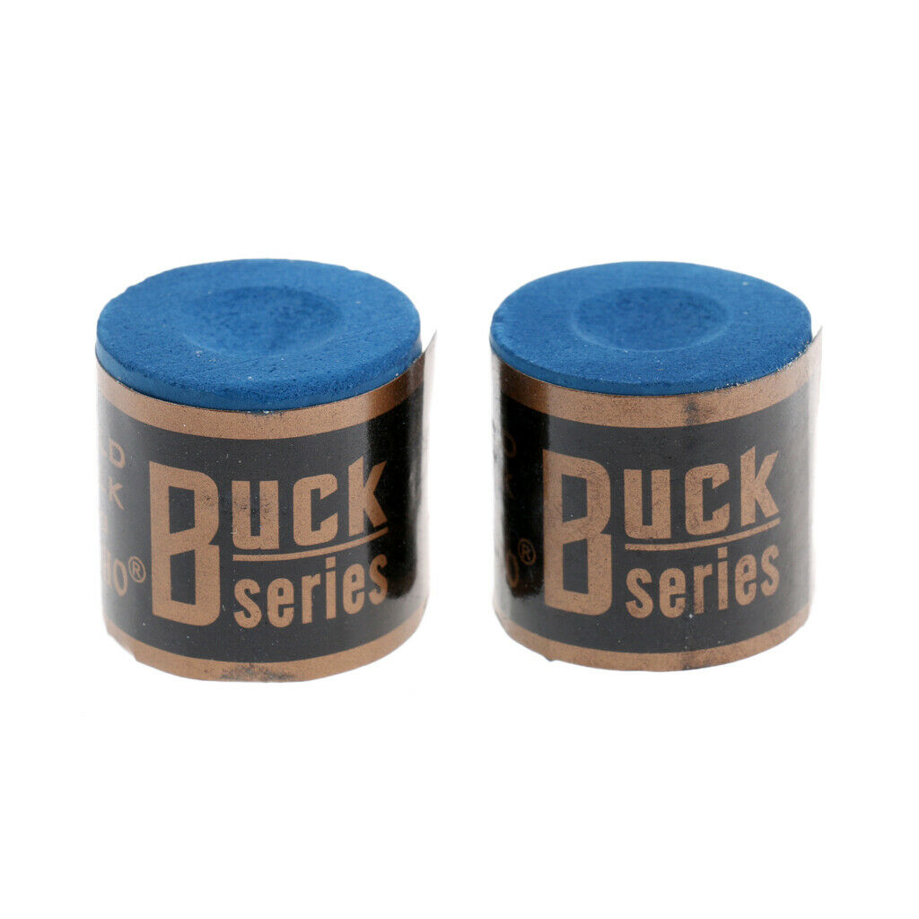6 Blocks of Premium Snooker Billiards Pool Cue Stick Tip Chalk Set 3 Colors