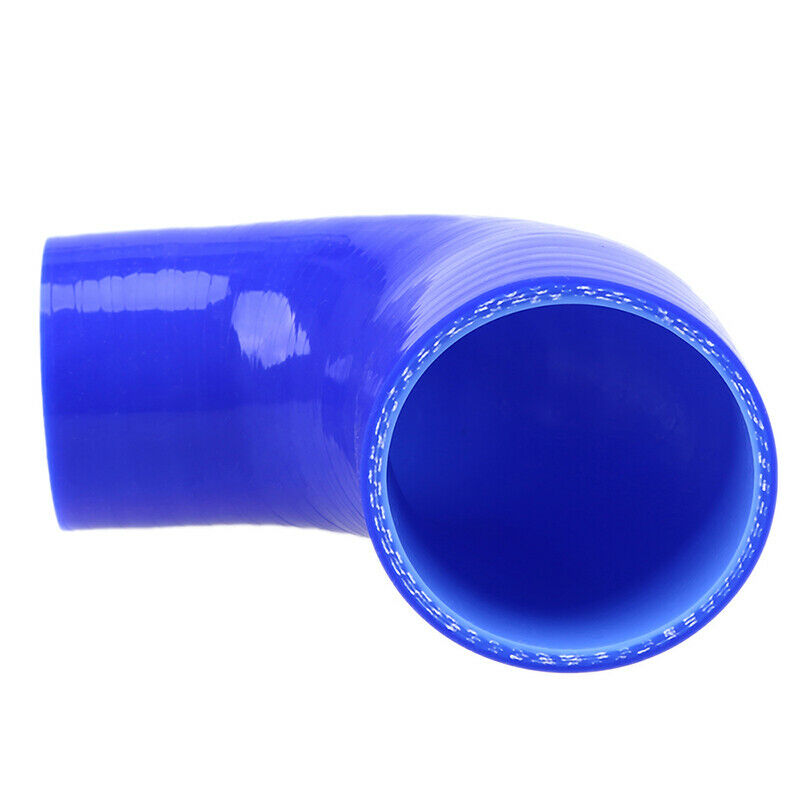 90 Degree 0.2" Elbow Silicone Hose 90 Degree 51-63mm Reducer COUPLER Blue